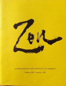 Titelseite der Zeitschrift Zen