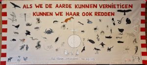 Banner von Moniek Meinders für Klimaaktionen von XR und Anderen