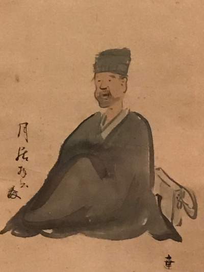 Basho gezeichnet von Buson