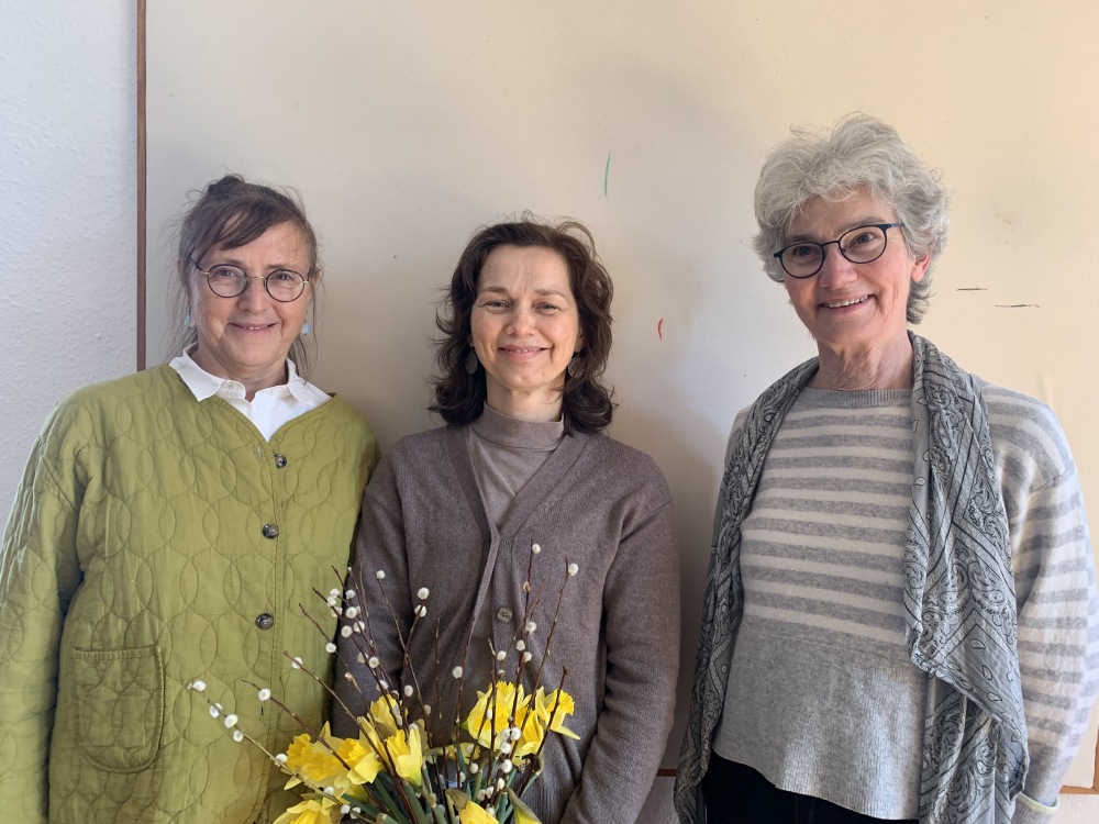 Vorstand: Susanne Backner (1. Vorsitzende), Joanna Czech (2. Vorsitzende) und Angela Postulka (Kassenwartin)